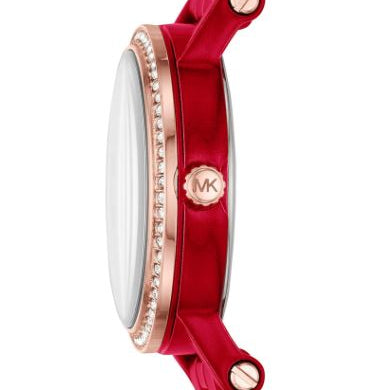 Michael Kors MK3896 Norie Crystal Red Dial Women's Watch