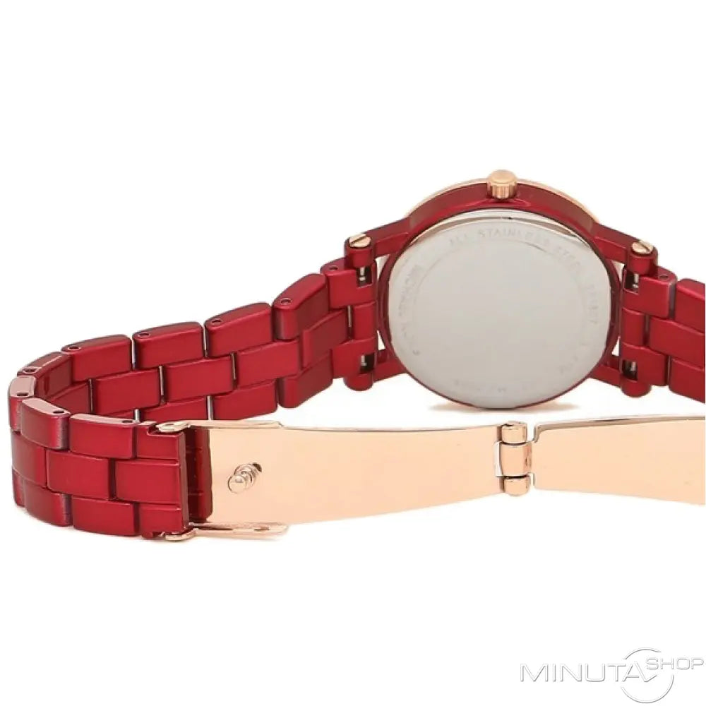 Michael Kors MK3896 Norie Crystal Red Dial Women's Watch