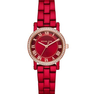 Michael Kors MK3896 Norie Crystal Red Dial Women's Watch
