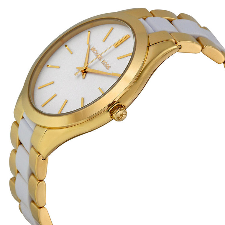 Michael Kors MK4295 Slim Runway White Dial Women's Watch