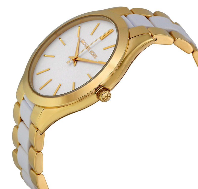 Michael Kors MK4295 Slim Runway White Dial Women's Watch
