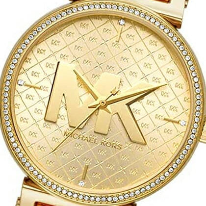 Michael Kors MK4334 Sofie Quartz Crystal Gold Dial Women's Watch