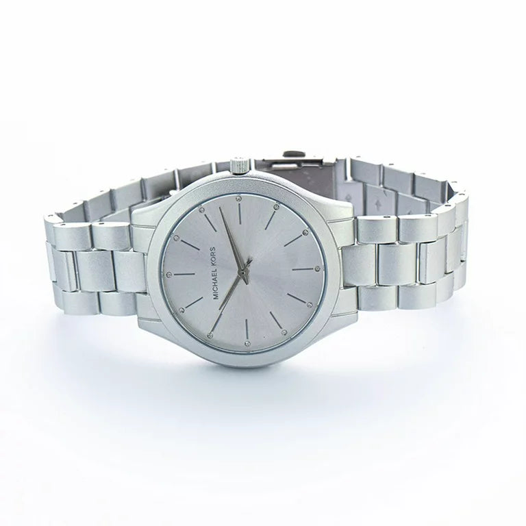 Michael Kors' MK4502 Slim Runway Silver-Tone Stainless Steel Women's Watch