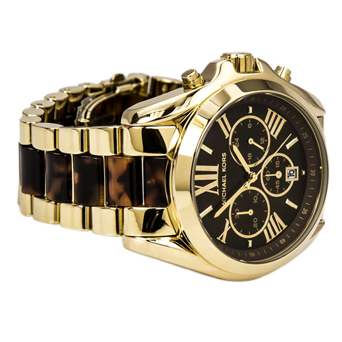 Michael Kors MK5696 Bradshaw Chronograph Tortoiseshell Women's Watch