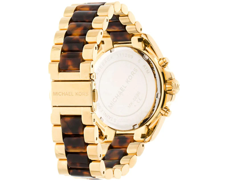 Michael Kors MK5696 Bradshaw Chronograph Tortoiseshell Women's Watch