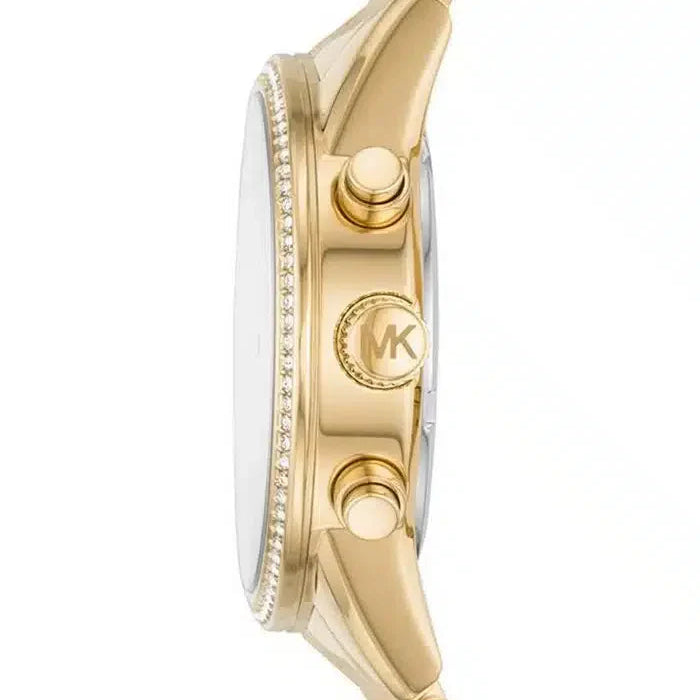 Michael Kors MK5698 Ritz Dress Chronograph Gold Tone Quartz Women's Watch