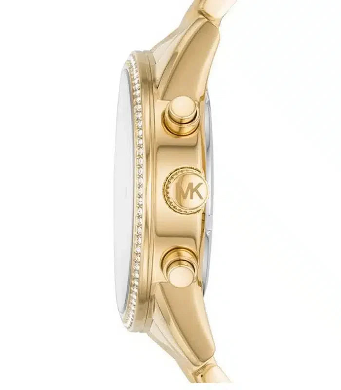 Michael Kors MK5698 Ritz Dress Chronograph Gold Tone Quartz Women's Watch