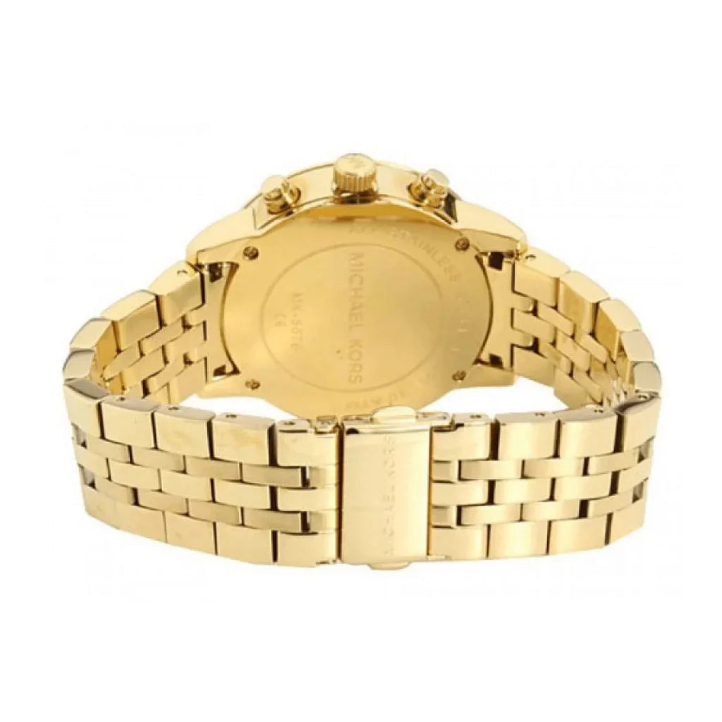 Michael Kors MK5698 Ritz Dress Chronograph Gold Tone Quartz Women's Watch