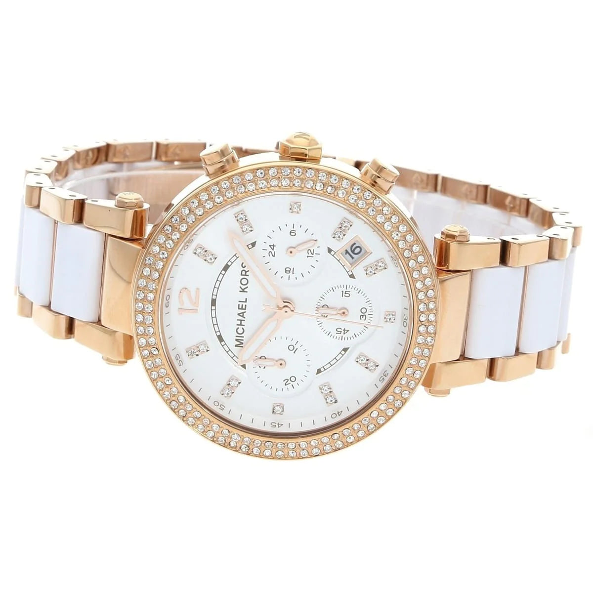 Michael Kors MK5774 Parker Chronograph White Women's Watch