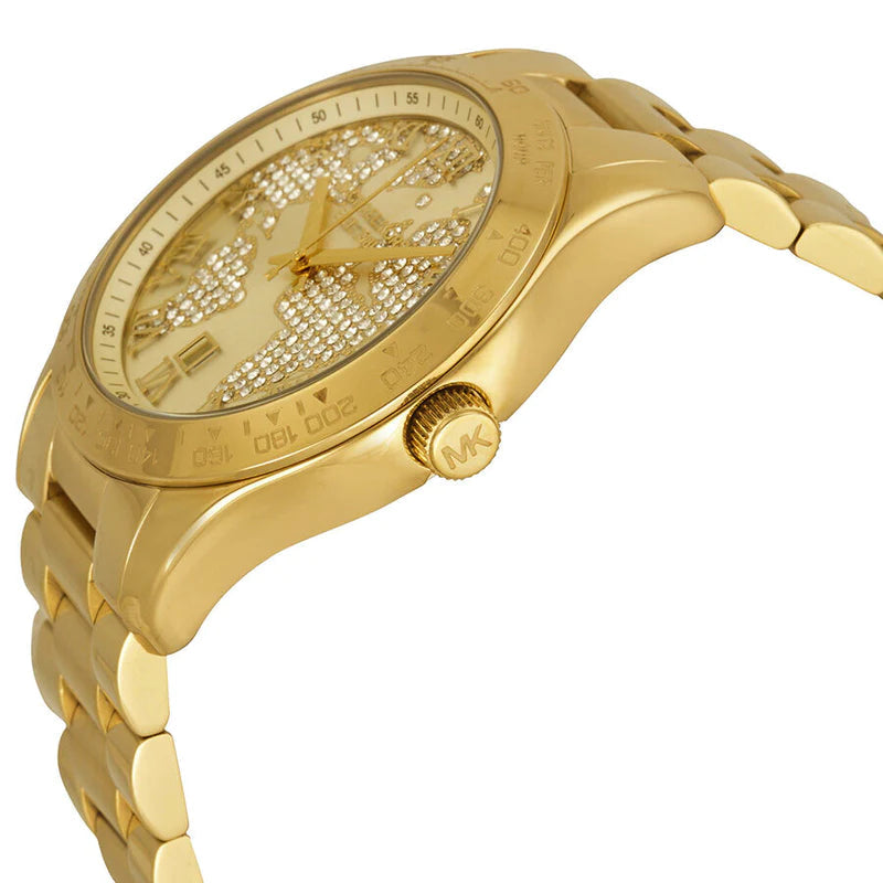 Michael Kors MK5959 Layton Engraved Map Women's Watch