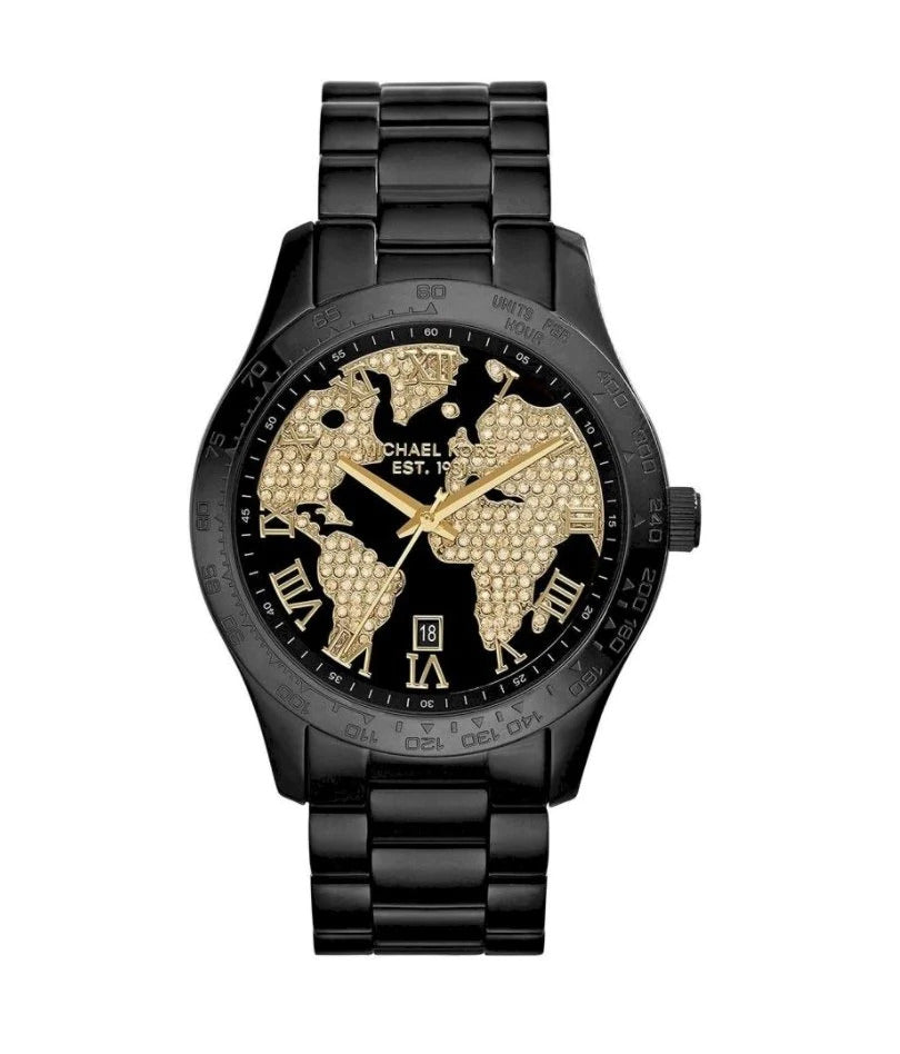 Michael Kors MK6091 Layton Black Ion-plated Women's Watch