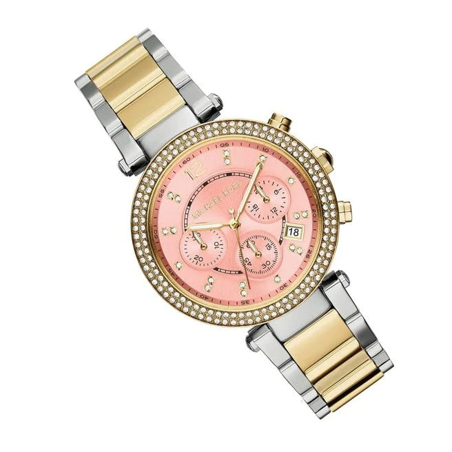 Michael Kors MK6140 Parker Pink Dial Women's Watch