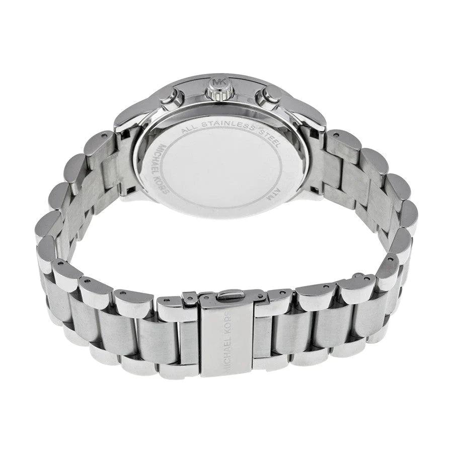 Michael Kors MK6186 Brinkley Chronograph Silver Dial Women's Watch