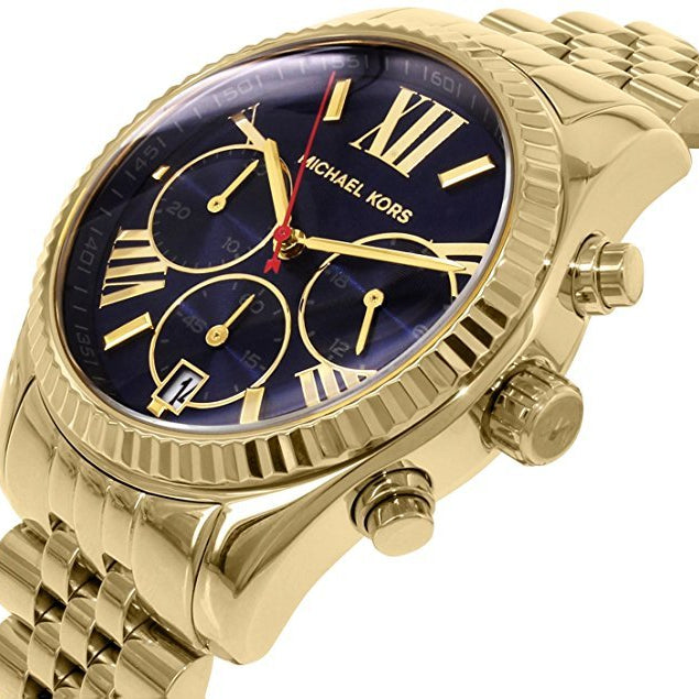 Michael Kors MK6206 Lexington Chronograph Blue Dial Women's Watch