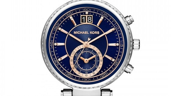 Michael Kors MK6224 Sawyer Blue Dial Stainless Steel Women's Watch