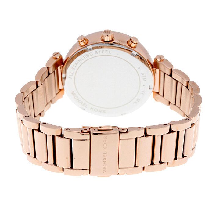 Michael Kors MK6282 Sawyer Rose Gold Chronograph Crystalized Women's Watch