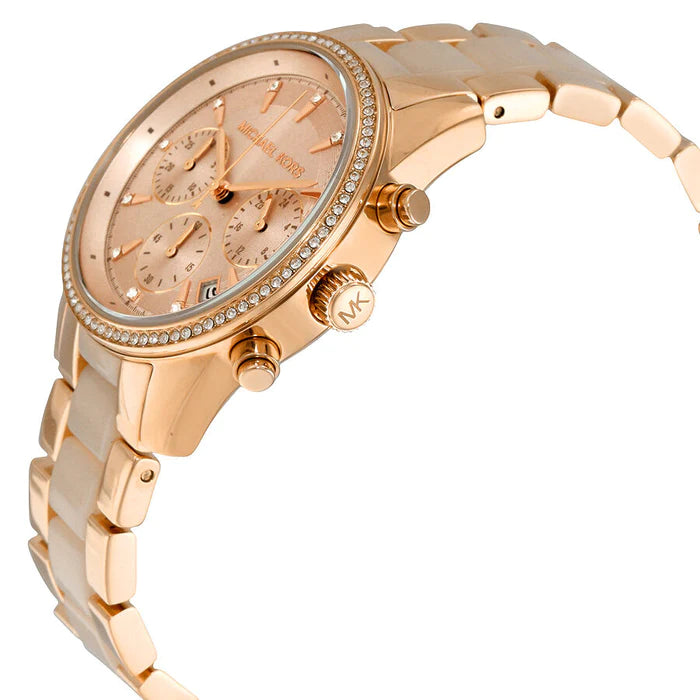 Michael Kors MK6307 Ritz Chronograph Rose Gold Women's Watch