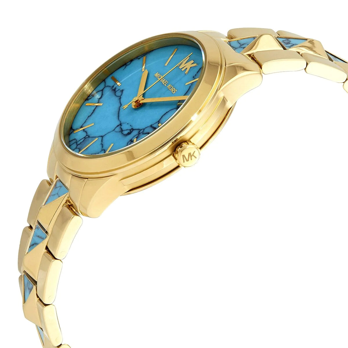 Michael Kors MK6670 Runway Mercer Turquoise Dial Women's Watch