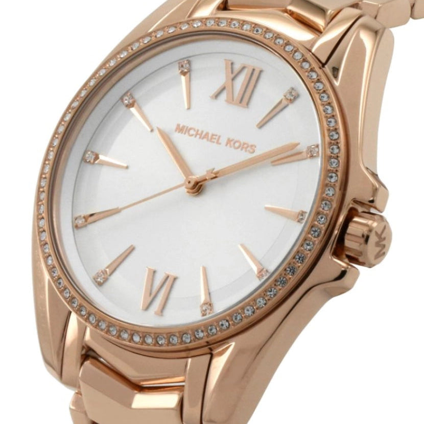 Michael Kors MK6694 Whitney Rose Tone Stainless Steel Women's Watch