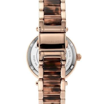 Michael Kors MK6834 Quartz Crystal Rose Gold Dial Women's Watch