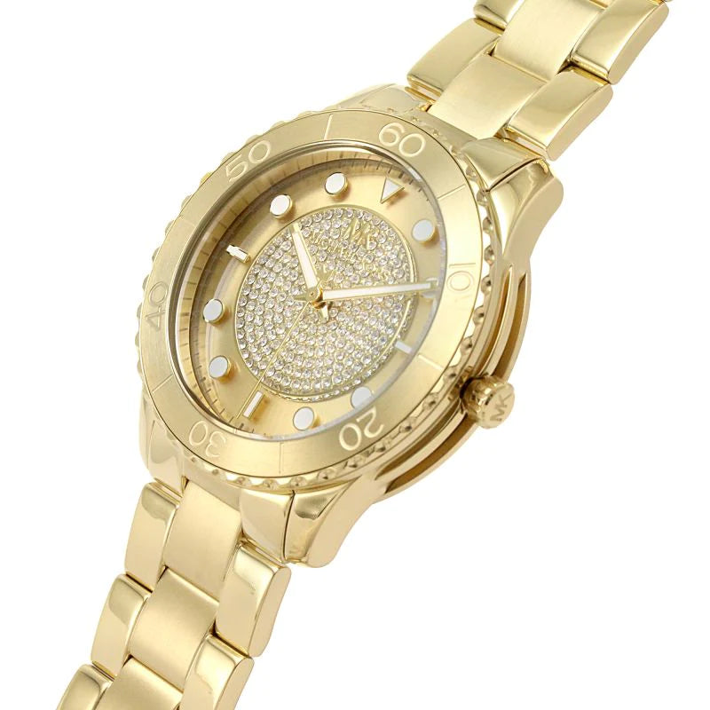 Michael Kors MK6911 Runway Quartz Gold Dial Women's Watch