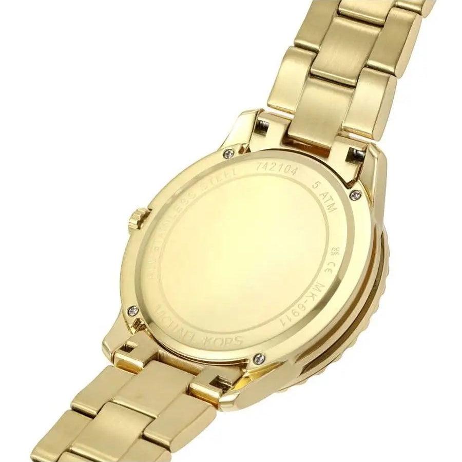 Michael Kors MK6911 Runway Quartz Gold Dial Women's Watch