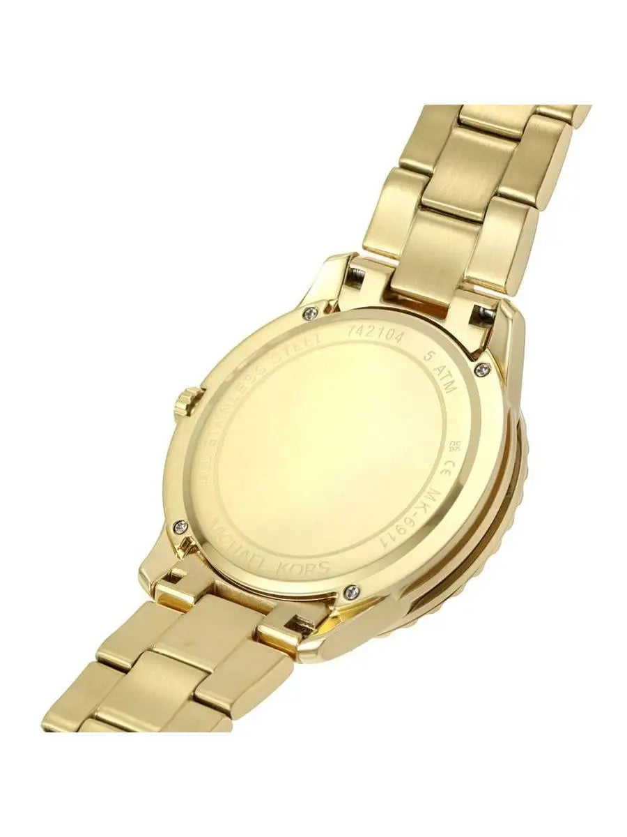 Michael Kors MK6911 Runway Quartz Gold Dial Women's Watch