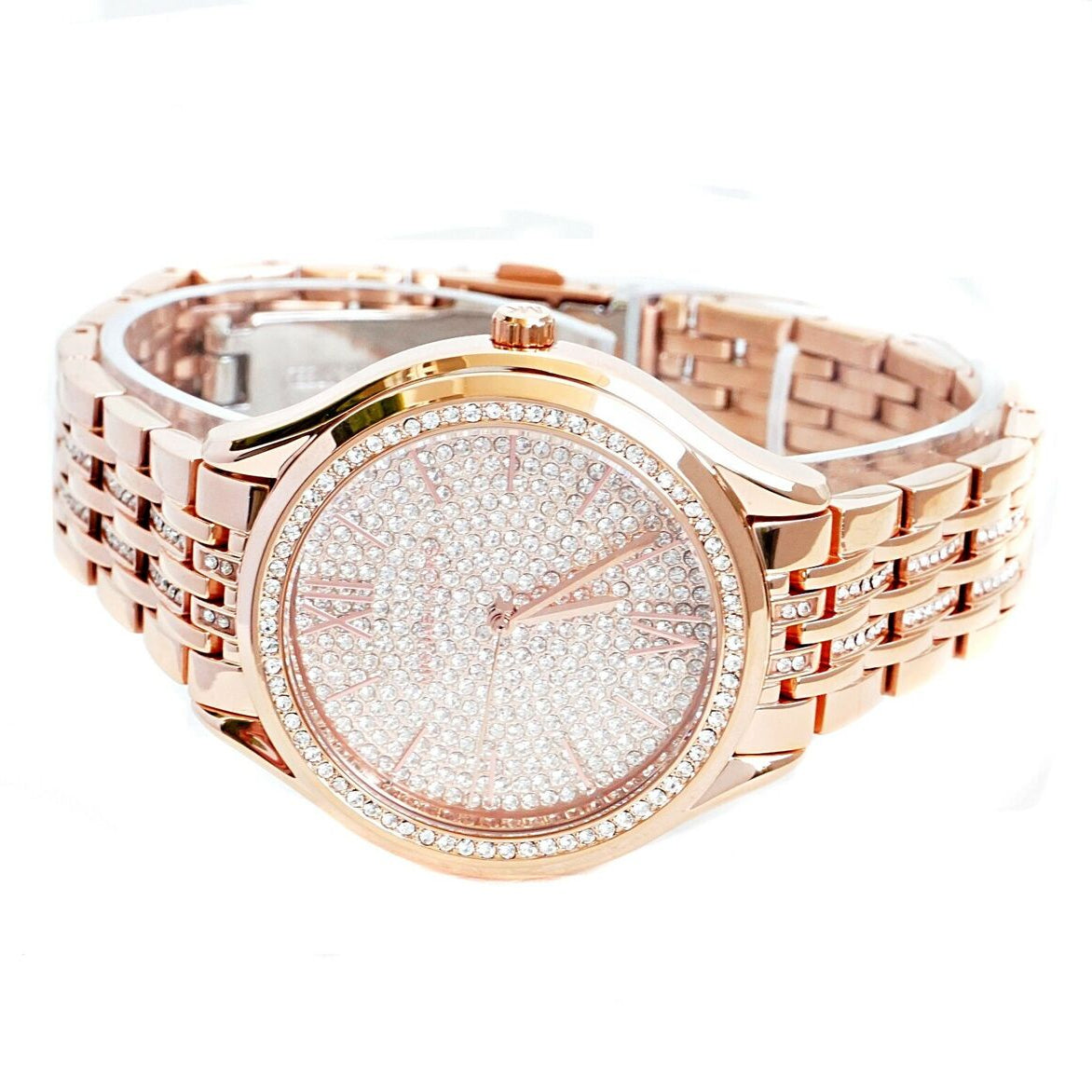 Michael Kors MK7085 Mindy Rose Gold-Tone Alloy Women's Watch