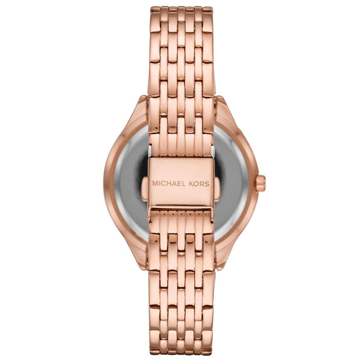 Michael Kors MK7085 Mindy Rose Gold-Tone Alloy Women's Watch