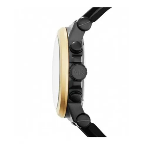 Michael Kors MK8383 Dylan Black Rubber Quartz Men's Watch