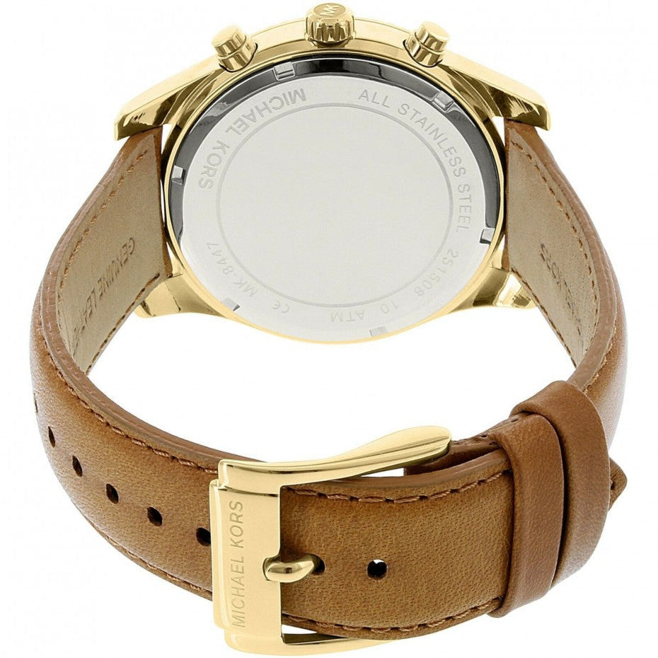 Michael Kors MK8447 Lexington Chronograph Gold Dial Men's Watch
