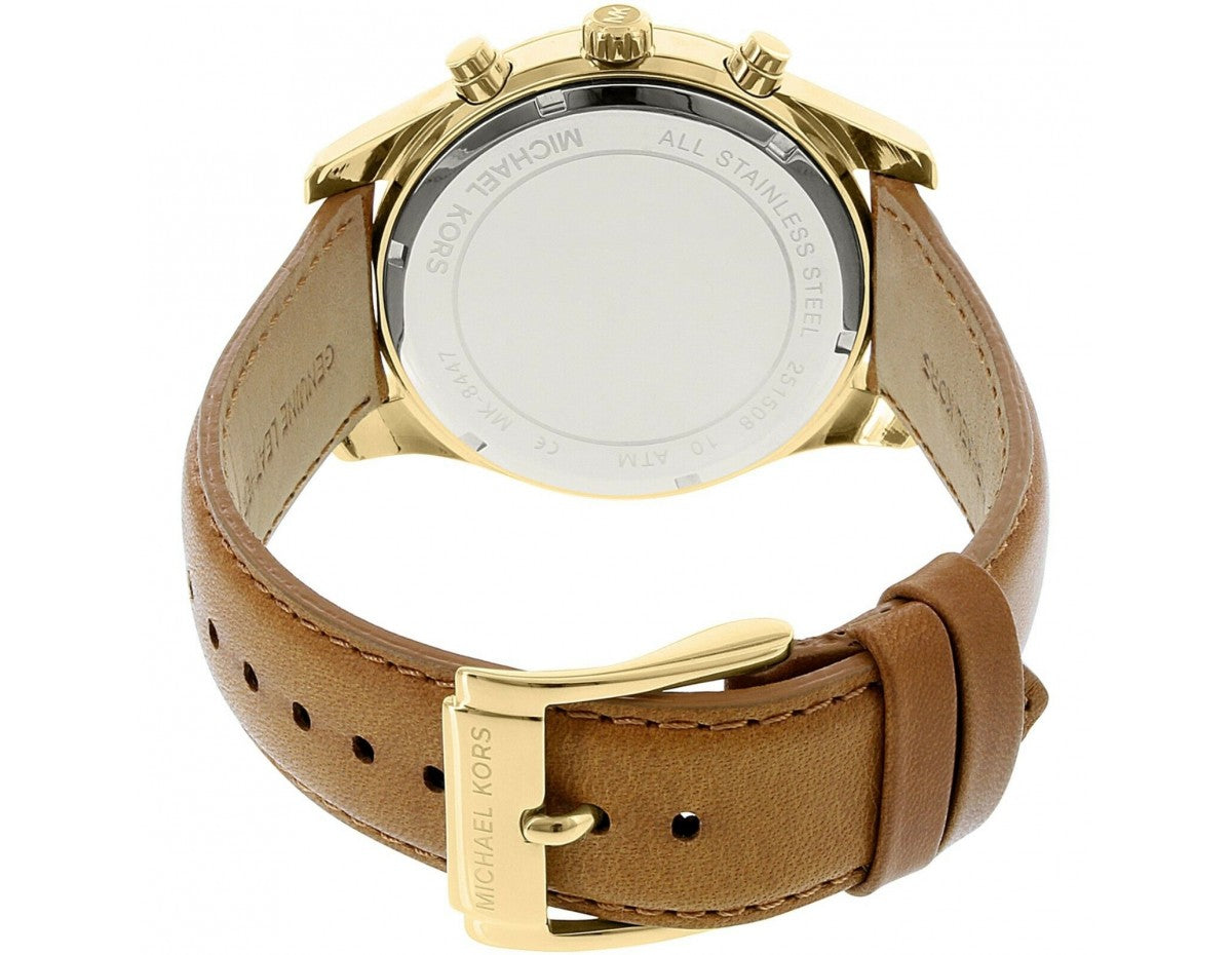 Michael Kors MK8447 Lexington Chronograph Gold Dial Men's Watch