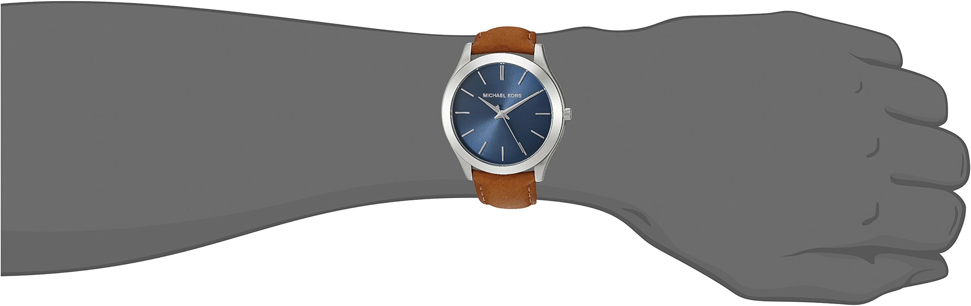Michael Kors MK8508 Slim Runway Brown Men's Watch
