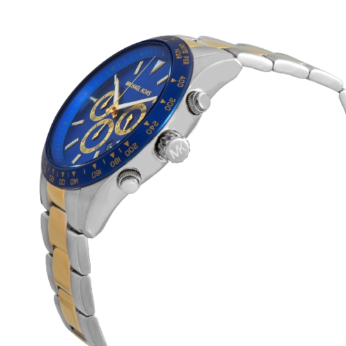 Michael Kors MK8825 Layton Chronograph Quartz Blue Dial Two-tone Men's Watch