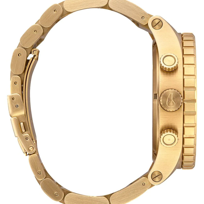 Nixon 51-30 A083-502 Gold Tone Men's Watch