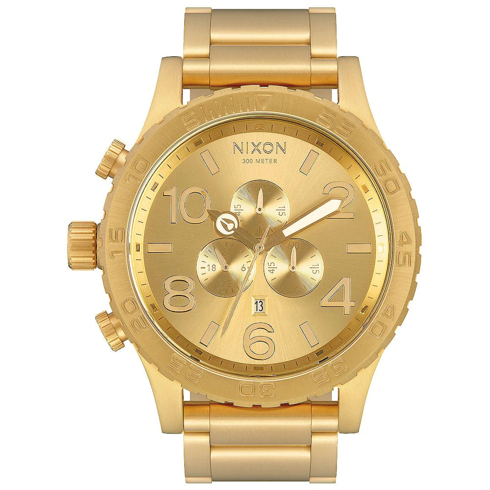 Nixon 51-30 A083-502 Gold Tone Men's Watch