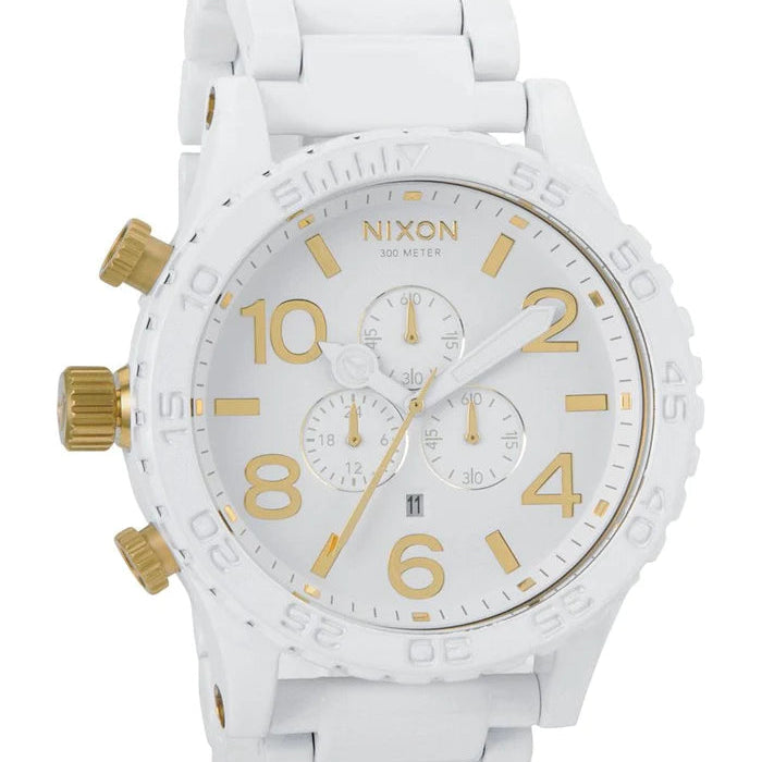 Nixon A083-1035 Chrono All White Men's Watch
