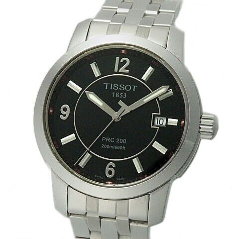 Tissot T014.410.11.057.00 Black Dial Stainless Steel Quartz Men's Watch