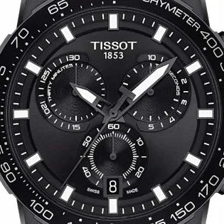Tissot T125.617.33.051.00 Black Dial Black Stainless Steel Men's Watch