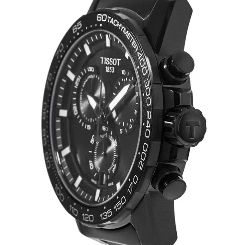 Tissot T125.617.33.051.00 Black Dial Black Stainless Steel Men's Watch