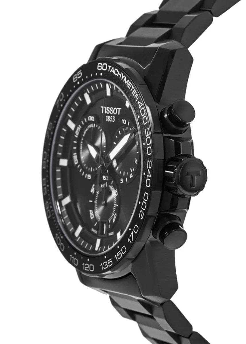 Tissot T125.617.33.051.00 Black Dial Black Stainless Steel Men's Watch