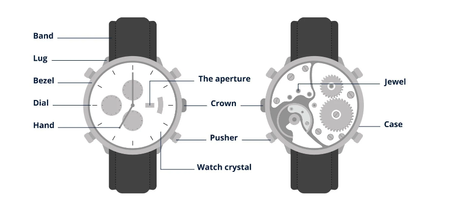 What are the Components of a Watch? Which Watch Components Should We Know?