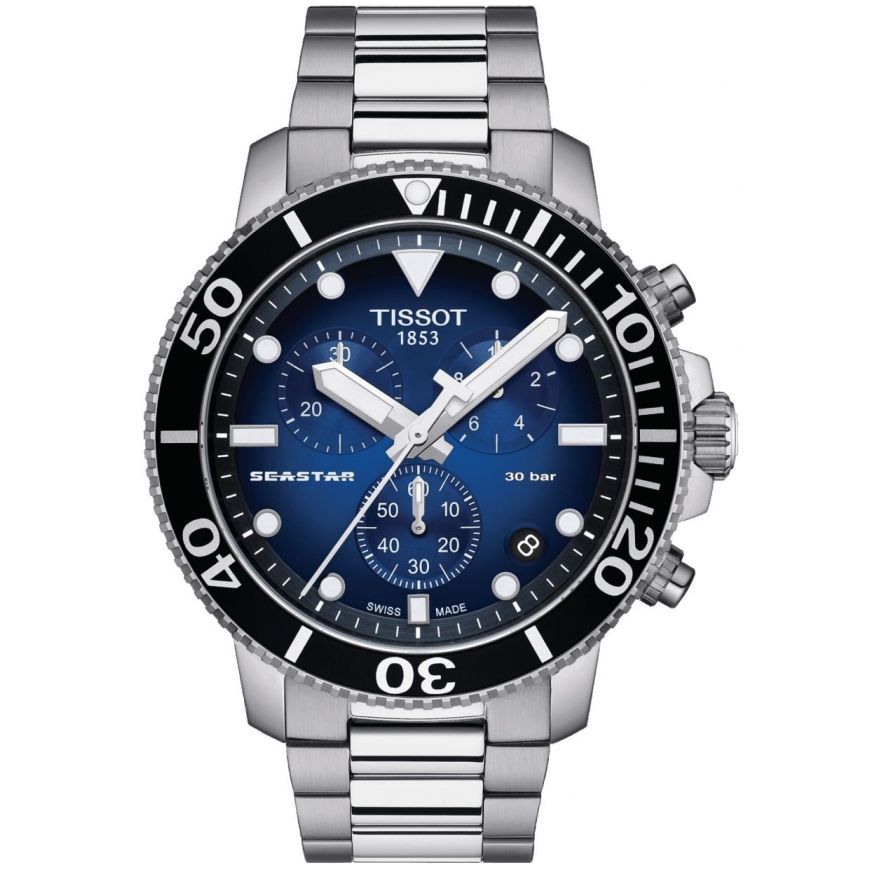 Tissot T120.417.11.041.01 Seastar 1000 Chronograph Quartz Men's Watch - WATCH ACES