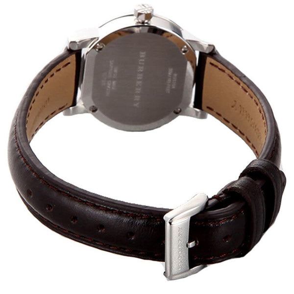 Burberry BU9208 Brown Leather Strap Beige Dial Women's Watch
