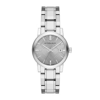 Burberry BU9143 The City Silver Dial Silver Steel Strap Women's Watch