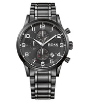 Hugo Boss 1513180 Black Dial Black Band Men's Watch