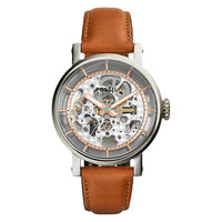 Fossil ME3109 Boyfriend Automatic Skeleton Dial Women's Watch