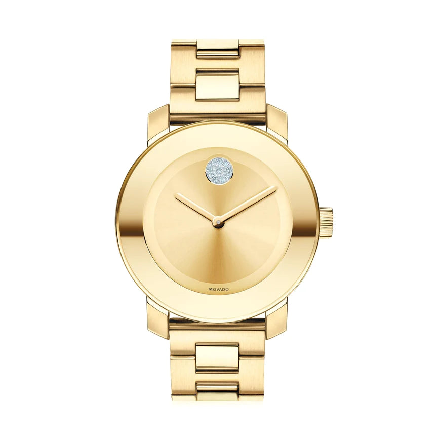 Movado 3600104 Gold Dial Women's Watch