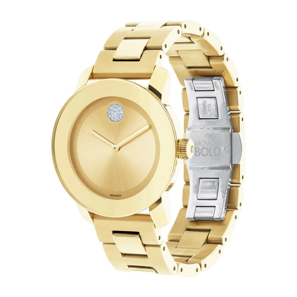 Movado 3600104 Gold Dial Women's Watch