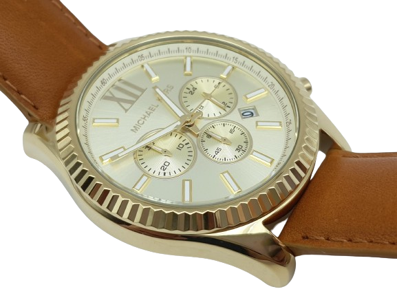 Michael Kors MK8447  Lexington Chronograph Gold Dial Men's Watch